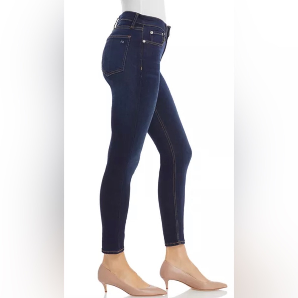 rag & bone
Cate Mid Rise Ankle Skinny Jeans (Marigold)